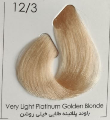 بلوند پلاتینه طلایی خیلی روشن